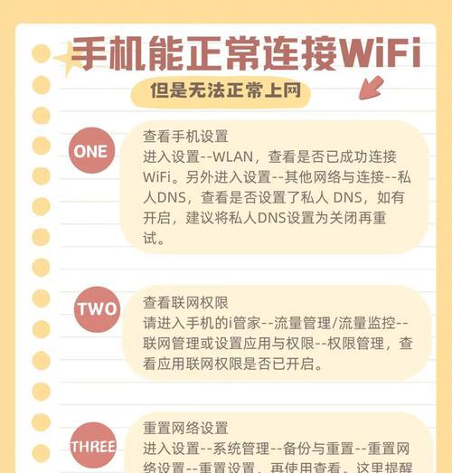 已连接不可上网是什么原因造成的？如何快速解决？